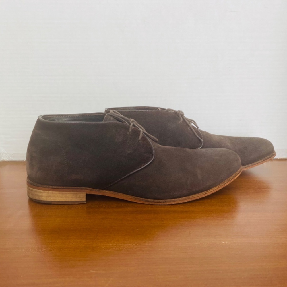 To Boot New York,  Adam Derrick, Italy, Mens Brown Suede Chukka Boots, 11.5.
